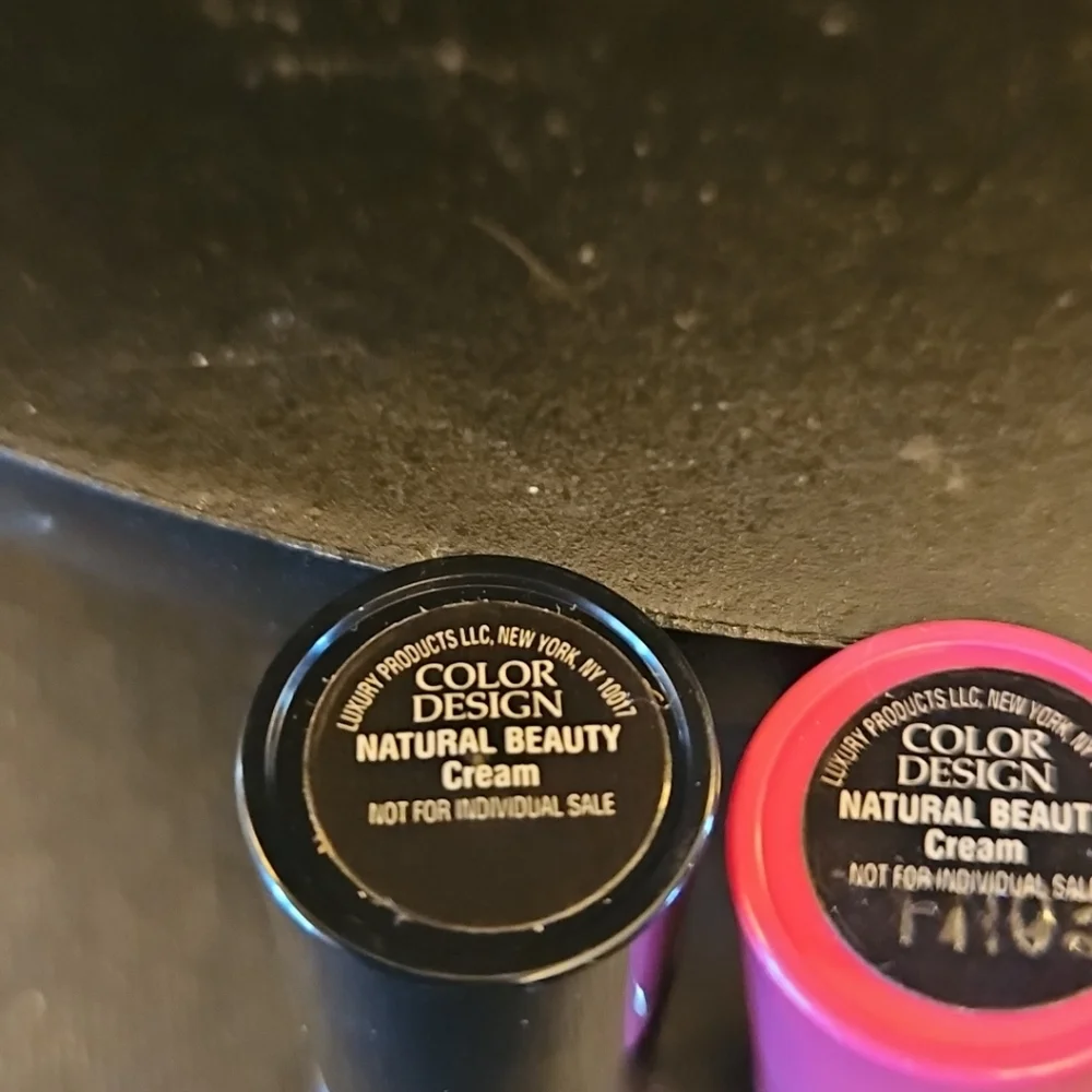 Lancome Color Natural Beauty Lipstick Rare‎ Lot of 2